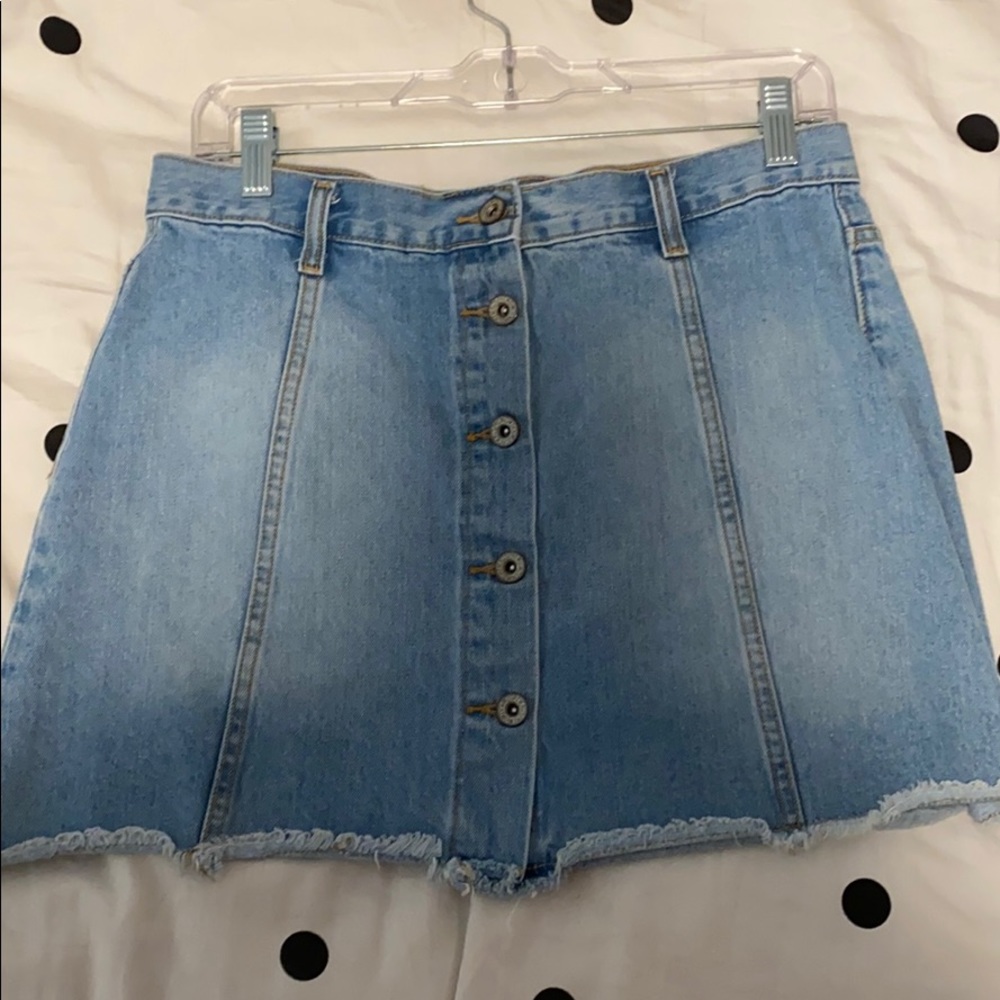 cute jean skirt